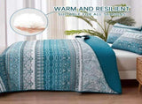 Blue Boho Royale Bedspread Coverlet 3 Piece Set V745-AC081089Q13U
