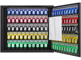 100-Key Cabinet, Key Lock Box Adjustable Racks, Security Key Storage Box Steel, Key Organizer V952-YCAQJHS100PC6KJXSV0