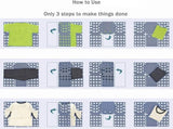 Shirt Folding Board, 27.56 x 22.44 T Shirt Folder, Easy and Fast Flip Fold Clothes Folding Board, V1188-ZC-LHJ-551