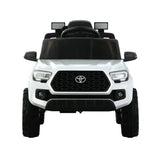 Kids Electric Ride On Car Toyota Tacoma Off Road Jeep Toy Cars Remote 12V Whte RCAR-LS-TOYO-WH