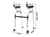 Orthonica Aluminium Forearm Walker Walking Mobility Aid FRW-MAS-30-508L