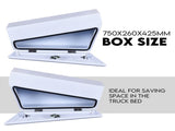 750mm Pair Set Under Tray Ute Tool Box Storage Truck Trailer Underbody Toolbox V379-UTSTWHT750