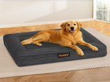 Pawz XL Size Orthopedic Dog Bed with Corduroy Removable Cover Waterproof Washable Grey PT1276-XL-GY