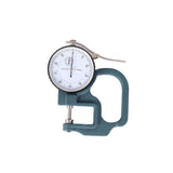 Dial Thickness Gauge, 0-10mm x 30mm / 1.18-inch Flat Head Thickness, Precision Round Dial, V1192-AZ-W-3489
