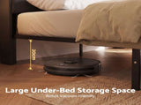 Artiss Double Bed Frame with 2 Storage Drawers & Headboard, USB Charging Station, RGB LED Light BFRAME-J-KINSLEY-D-GY-AB