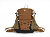Lightweight Hiking Backpack 20L Brown - Ultralight Oxford Cloth Daypack with Breathable Mesh Back, V888-ELOSUNG57058-2