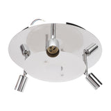 GU10 Household Ceiling Lamp 3 Heads Round Ceiling Lamp Modern Ceiling Light for Bedroom Living Room V1294-YM0714-3119210321411