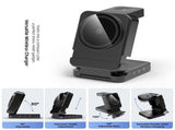 YF3 25W Foldable Rotatable Wireless Charger 3 in 1 Multi Device Charging Dockblack V1300-YF3-25W-BLACK