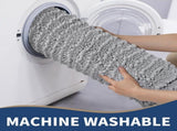 Bathroom Rugs Sets, Extra Soft Thick Chenille Bath Mat and U-Shaped Toilet Rug, Non-Slip Absorbent V1189-LC-AMZ-00306