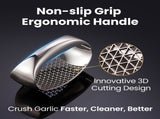 Gourmet Easy Garlic Press Rocker, Stainless Steel Garlic Crusher with Eject Base, Garlic Grinder V1376-GARLEROCK