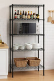 CARLA HOME 5-Tier Adjustable Metal Storage Shelves Wire Rack Organizer for Kitchen, Pantry, Bathroom LSB-36204