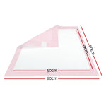 i.Pet Pet Training Pads 200pcs 60x60cm Puppy Dog Toilet Pee Indoor Super Absorbent Pink PET-PAD-PK-200