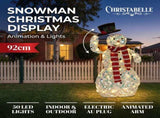 Christabelle 92cm Snowman Christmas Light Up Display Animated LED Outdoor Indoor Xmas Yard Lawn 112_SHE210