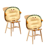 SOGA 2X Cute Face Toast Bread Cushion Stuffed Car Seat Plush Cartoon Back Support Pillow Home Decor SCUSHION042X2