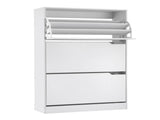 Artiss Shoe Rack Cabinet 24 Pairs Adjustable Shelf White FUR-S-SHOE-3D3-WH-AB