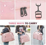 Travel Duffle Bag with Trolley Sleeve, Weekender Overnight and Gym Bag for Carry On Travel, Hospital V1189-LC-AMZ-00113