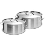 SOGA Stock Pot 14L 58L Top Grade Thick Stainless Steel Stockpot 18/10 SOGASTOCKPOT14L58LA