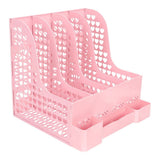 Plastic File Holder Organizer for Office and Student Use, Desktop Document Organizer and Magazine V1369-AZ3-W-18264