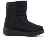 Women's Outdoor Snow Boots, Waterproof Warm Winter Boots with Fleece Lining and Non-Slip Sole for V1189-LC-DG-00234