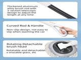Professional Telescopic Car Microfiber Wash Mop - 90&deg Rotating Detachable Brush Head, 15&deg V888-ELOSUNG52089