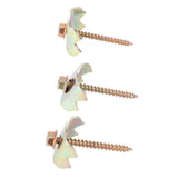 100Pcs Fence Nails 4.9cm Compact Easy Installation Steel Wire Fencing Nails Screws for Field Garden V1294-YM0901-3111240331111