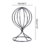 Modern Metal Hat Stands Hollow Balloon Design Tabletop Decorative Wig Holders V1294-YM0717-10096820