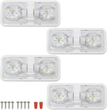 RV Lights Interior, 12 Volt Led 1000LM, Interior Fixtures 12V with Switch, Ceiling Dome Light Switch V1259-DP01-A-1377