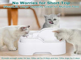 Cat Water Fountain,Pet Drinking Fountain for Multiple Pet,Ultra Silent Cat Water Bowl ,for Small V1192-AZ-W-20724