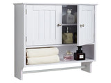 Bathroom Wall Cabinet, 2 Doors and Adjustable Shelf, Over the Toilet Storage Medicine Cabinet Wall V952-DMJG2JYJGBSPJ9VYN001V0