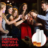 1080pcs 30ml Reusable & Disposable Plastic Shot Glasses Clear Cups Event Tastings Bulk V563-HP0103-30-36