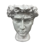 Urban Attitude David Head Planter - Matte White V398-UA-UT260610WHT