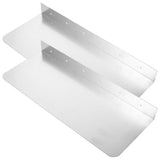 2-Pack Stainless Steel Kitchen Sink Splash Guard Protector, Water Splashback Shield for Home and V1370-AZ4-14075