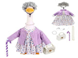 Outfit with Weatherproof Waterproof Fabric Mini Handbag and Decor Necklace for Space Saving Storage V1369-AZ3-W-12591