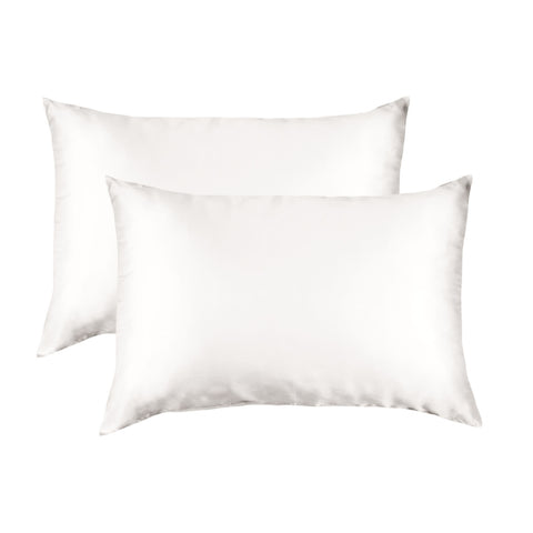 MULBERRY SILK PILLOW CASE TWIN PACK - SIZE 51X76CM - IVORY ABM-202023
