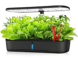 Hydroponics Growing System Indoor Germination Kit 12 Pods Home Gardening LED V63-841951