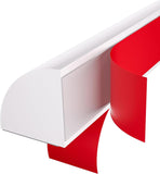Flexible Quarter Round Molding, Mini Peel and Stick Rubber Trim Molding for Wall Edge Floor V1258-DP02-C-1358