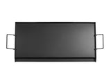 Carbon Steel Griddle, 24x16 inch Universal Flat Top Rectangular Plate, Gas Grill Griddle for BBQ V952-SCJPTG2516INF3XQ4V0