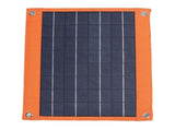Solar Panel USB A USB C Outputs 20W Solar Charging Panel with Kickstand Cigar Lighter Battery Clip V1294-YM0901-3111250057511