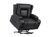 Artiss Power Lift Recliner Chair Massage and Heat for Elderly, Electric Sofa Reclining Chair RECLINER-A5-UB-PU-BK-AB