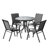 Gardeon Outdoor Dining Set Table and Chairs Patio Garden Furniture Bistro Set FF-STA-DINING-GE