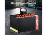 3 in 1 Plyometric Jump Box, 16/14/12 Inch Cotton Plyo Box, Platform & Jumping Agility Box, Anti-Slip V952-SHYTX161412YKXBJSV0