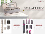 Double-layer Carrying Case , Water-resistant Travel Case for Hair Tools Travel Bag Hair Accessories V1192-AZ-W-10758