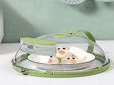 Microwave Splatter Cover Keep Freshness Avoid Tainting High Temperature Resistance Retractable Clear V1294-YM0901-3118240146211