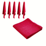 Rans Set of 6 Cotton Waffle Tea Towels 50x70 cm - Hot Pink V442-RAN-TEAT-LONDONWAFFLE-HOTPINK-RE