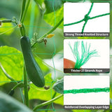 4Pack Garden Trellis Netting for Plants Outdoor Heavy Duty 27 Strands & 4x4 Inch Mesh Plant V1107-119-65794-GRN-4PACK