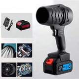 Cordless Leaf Blower, 130000 RPM High-Speed, 6000MAh Large-Capacity Batteries & Charger, Lightweight V1369-AZ3-W-10037