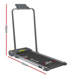 Everfit Treadmill Electric Walking Pad Under Desk Home Gym Fitness 380mm Grey TMILL-380-PAD-GR