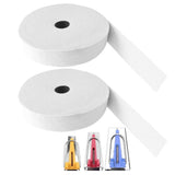 2 Rolls Needle Punched Cotton Batting Roll 2-1/4Inch Wide Braided Rug Batting Strips 76yd/Roll For V1192-AZ-W-23507