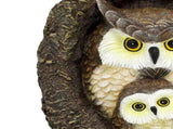 Owl Tree Hugger Outdoor Decor Whimsical Sculpture Garden Statue Yard Art Decoration V1294-YM0901-3111240166611