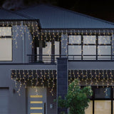 960 LEDs Snowing Icicle Lights available in 4 Colors - Cool White V720-XB0137W